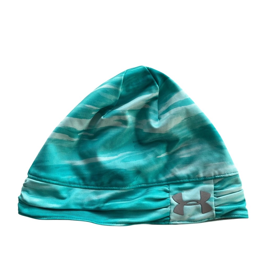 Under Armour ColdGear Women's Teal Aqueduct Infrared Cozy Reflective Beanie Hat